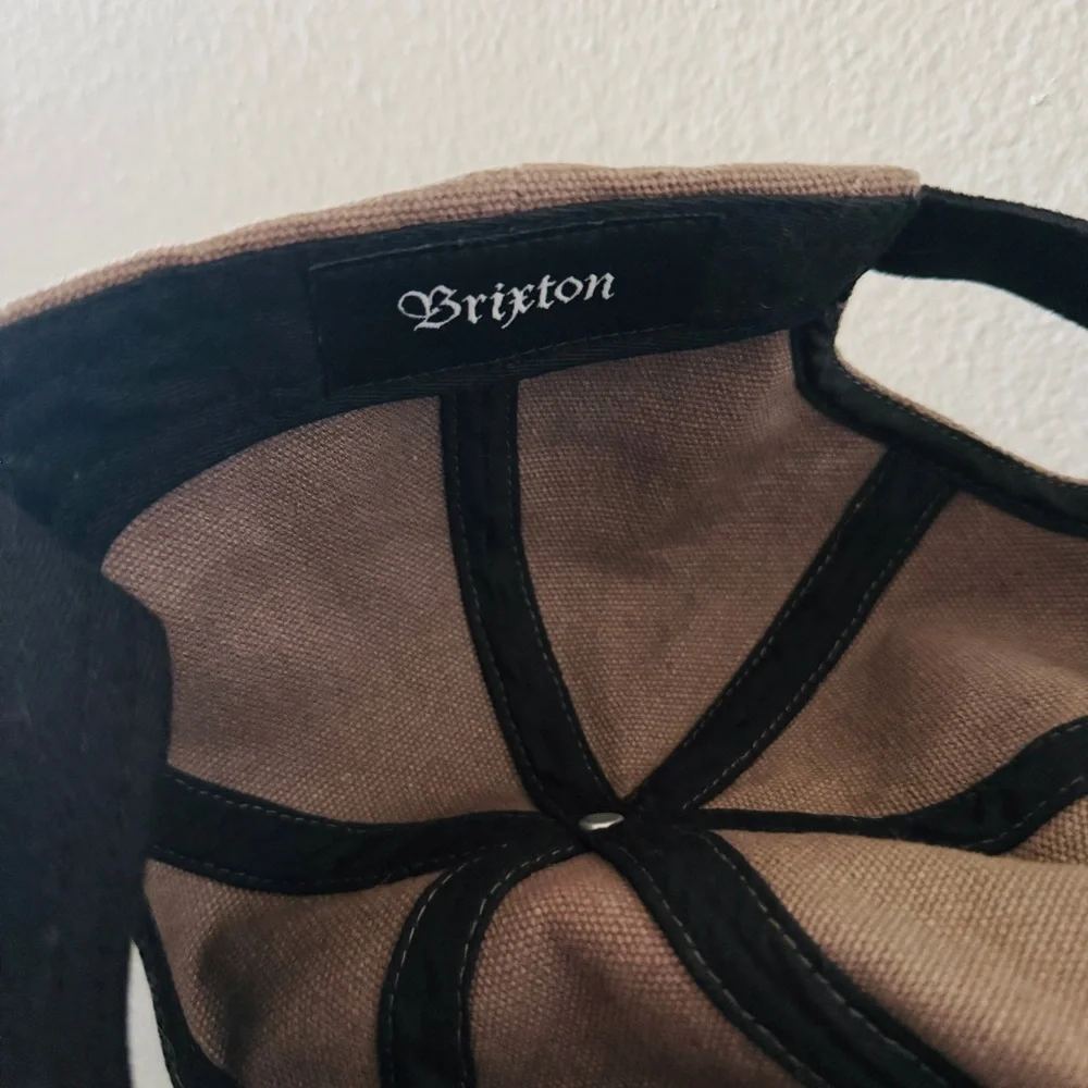 Brixton Supply Gray & Black Textured Hat